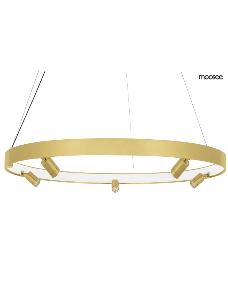 Pendant lamps circles - Moosee MOOSEE CIRCLE SPOT 98 GOLD pendant lamp (MSE010100161) - product kolory-swiatla.pl 1