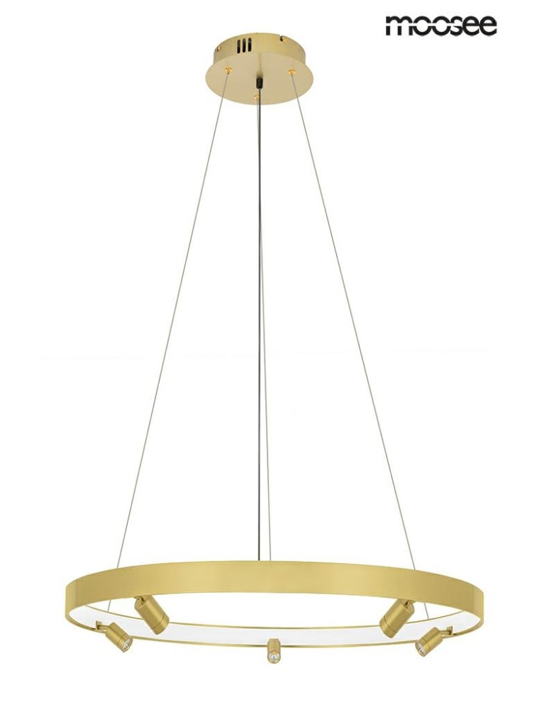 Pendant lamps circles - Moosee MOOSEE CIRCLE SPOT 98 GOLD pendant lamp (MSE010100161) - product kolory-swiatla.pl 2