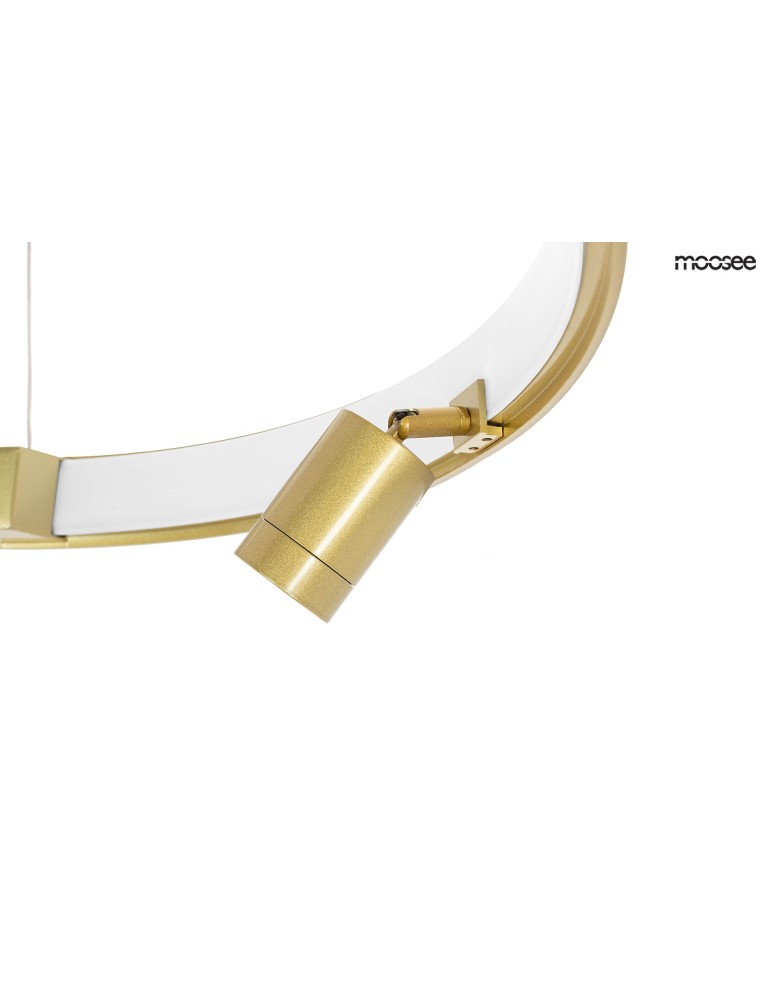 Pendant lamps circles - Moosee MOOSEE CIRCLE SPOT 98 GOLD pendant lamp (MSE010100161) - product kolory-swiatla.pl 4