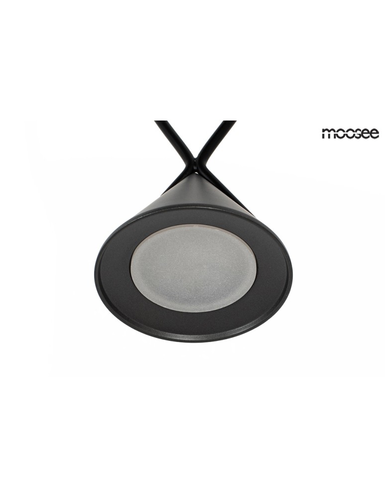 Pendant lamps on a strip - MOOSEE pendant lamp ATLAS 3 black (MSE010100280) - product kolory-swiatla.pl 3