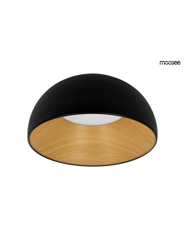 MOOSEE ceiling lamp TOLLA black / natural (MSE010100276)