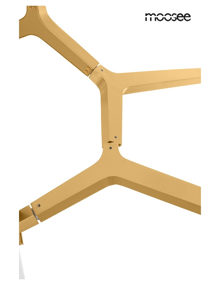 Designer pendant lamps - MOOSEE pendant lamp CANDELABR 10 gold (MSE010100317) - product kolory-swiatla.pl 3