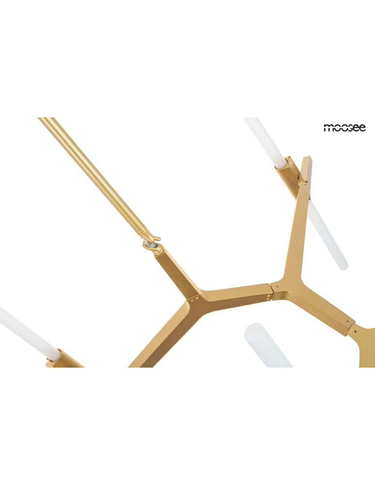 Designer pendant lamps - MOOSEE pendant lamp CANDELABR 10 gold (MSE010100317) - product kolory-swiatla.pl 5