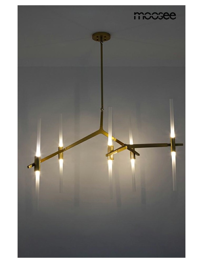 Designer pendant lamps - MOOSEE pendant lamp CANDELABR 10 gold (MSE010100317) - product kolory-swiatla.pl 7