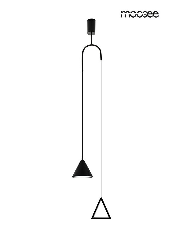 Designer pendant lamps - MOOSEE ACUSTICA pendant lamp black (MSE010100332) - product kolory-swiatla.pl 1