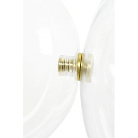 King Home Lampa wisząca CAPRI DISC 3 złota - 180 LED, aluminium, szkło (XCP9148-3A)