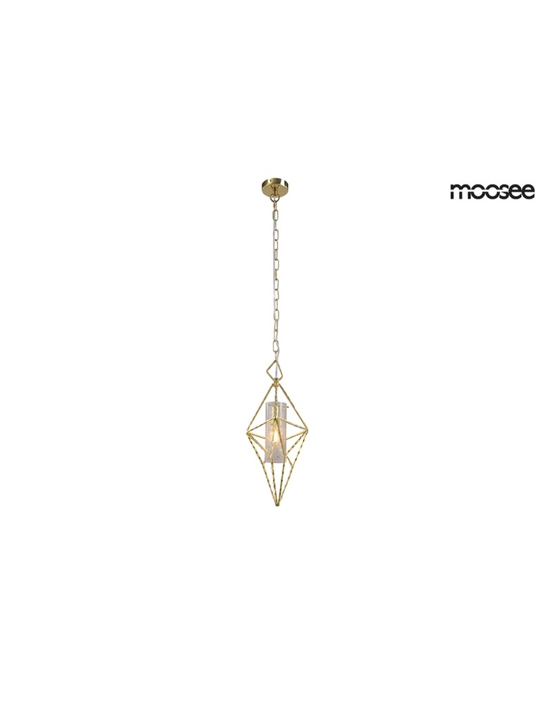 Pendant lamps - Moosee MOOSEE pendant lamp HAVANA S - gold (MSE010100128) - product kolory-swiatla.pl 1