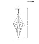 Pendant lamps - Moosee MOOSEE pendant lamp HAVANA S - gold (MSE010100128) - product 8