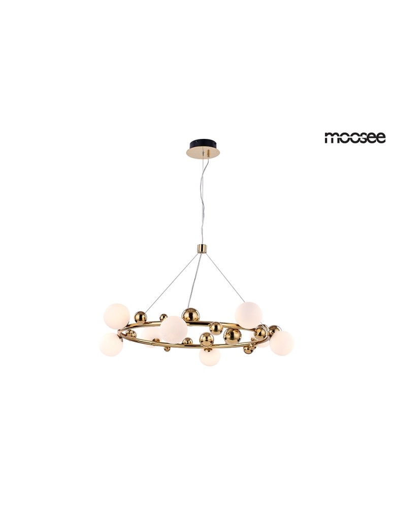 Pendant lamps - Moosee MOOSEE pendant lamp VALENTINO M - gold (MSE010100137) - product kolory-swiatla.pl 1