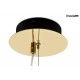 Moosee MOOSEE lampa wisząca VALENTINO M - złota (MSE010100137)