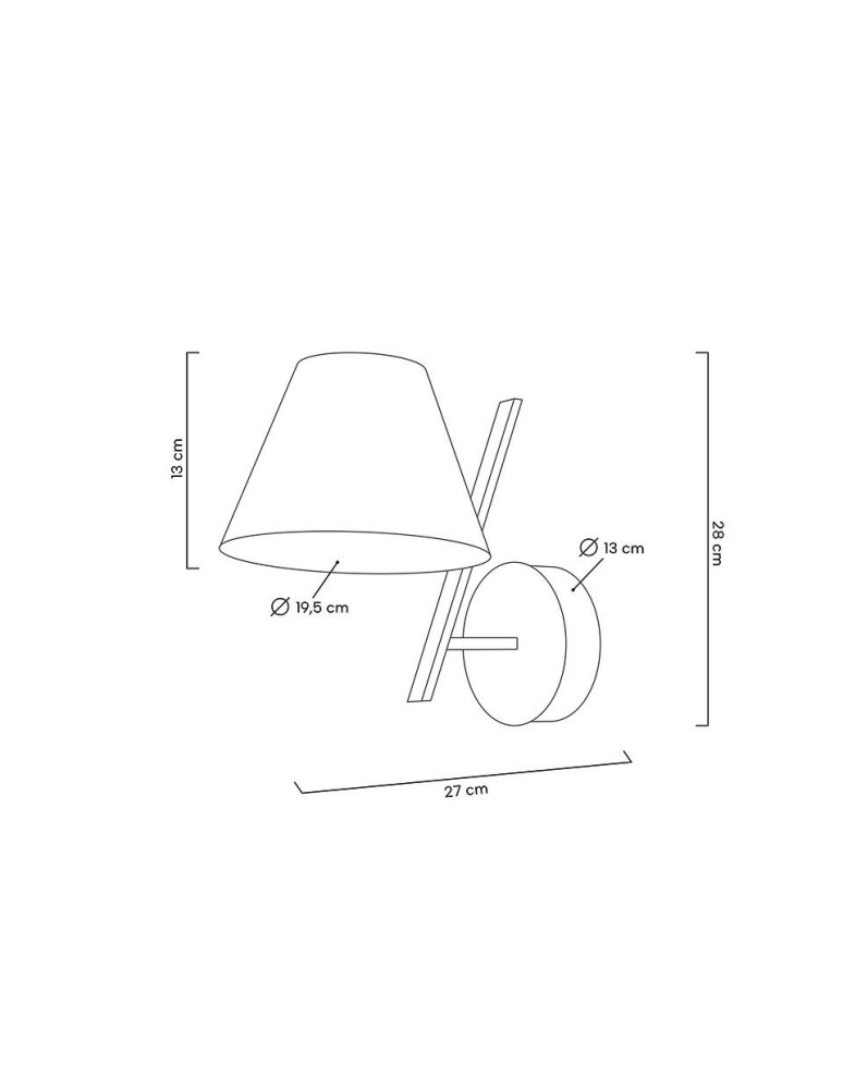 Wall lamps with lampshade - MOOSEE MAGO wall lamp black (MSE010100260) - product kolory-swiatla.pl 6