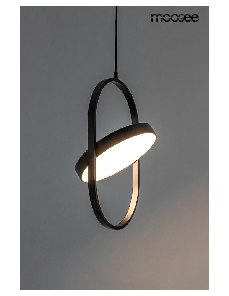 LED pendant lamps - MOOSEE SPINNER 19 pendant lamp black (MSE010100314) - product kolory-swiatla.pl 2