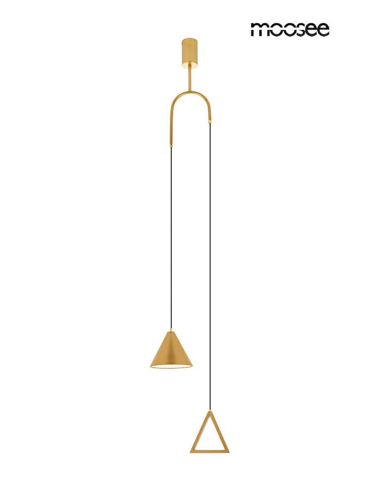 Designer pendant lamps - MOOSEE pendant lamp ACUSTICA gold (MSE010100331) - product kolory-swiatla.pl 1