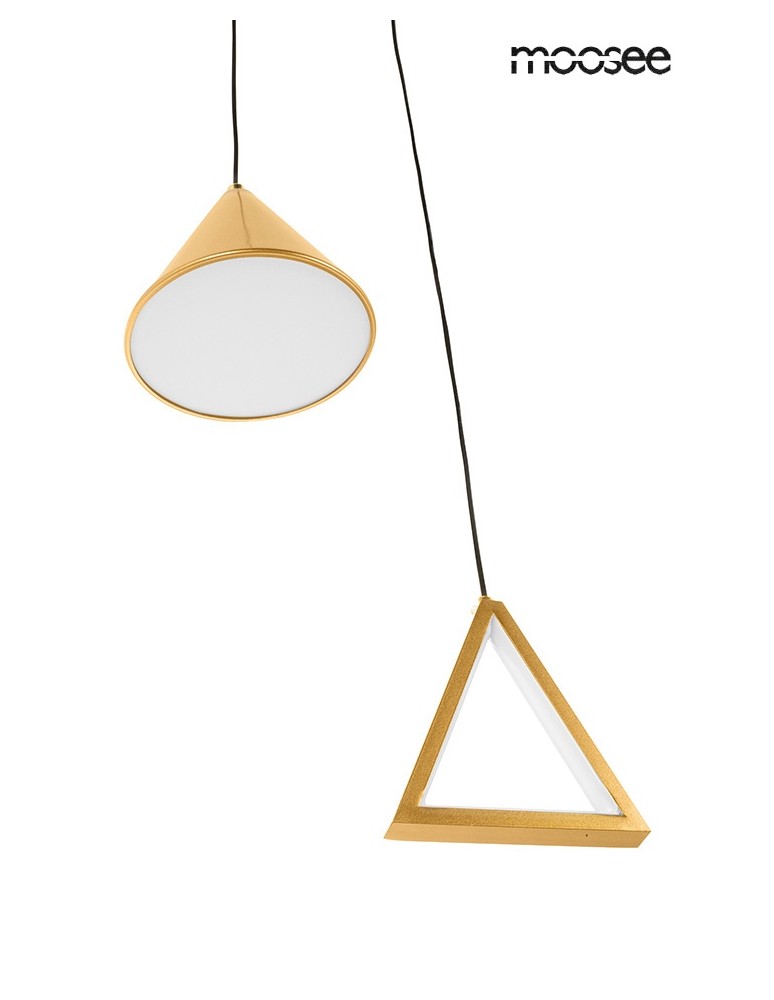 Designer pendant lamps - MOOSEE pendant lamp ACUSTICA gold (MSE010100331) - product kolory-swiatla.pl 5