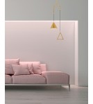 Designer pendant lamps - MOOSEE pendant lamp ACUSTICA gold (MSE010100331) - product 8