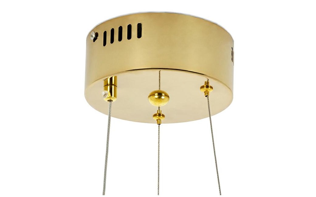 King Home Lampa wisząca LORO 3 UP złota - LED (XCP8331-3)