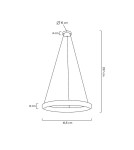 Pendant lamps - Moosee MOOSEE LIBERTY 40 gold pendant lamp (MSE010100172) - product 13