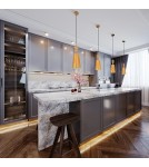 MOOSEE lampa wisząca QUEEN 20 złota (MSE010100230)