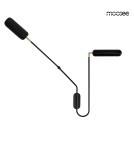 Designer wall lamps - MOOSEE TENTA wall lamp black (MSE010100297) - product 4