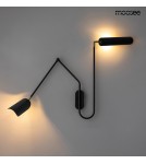 Designer wall lamps - MOOSEE TENTA wall lamp black (MSE010100297) - product 6