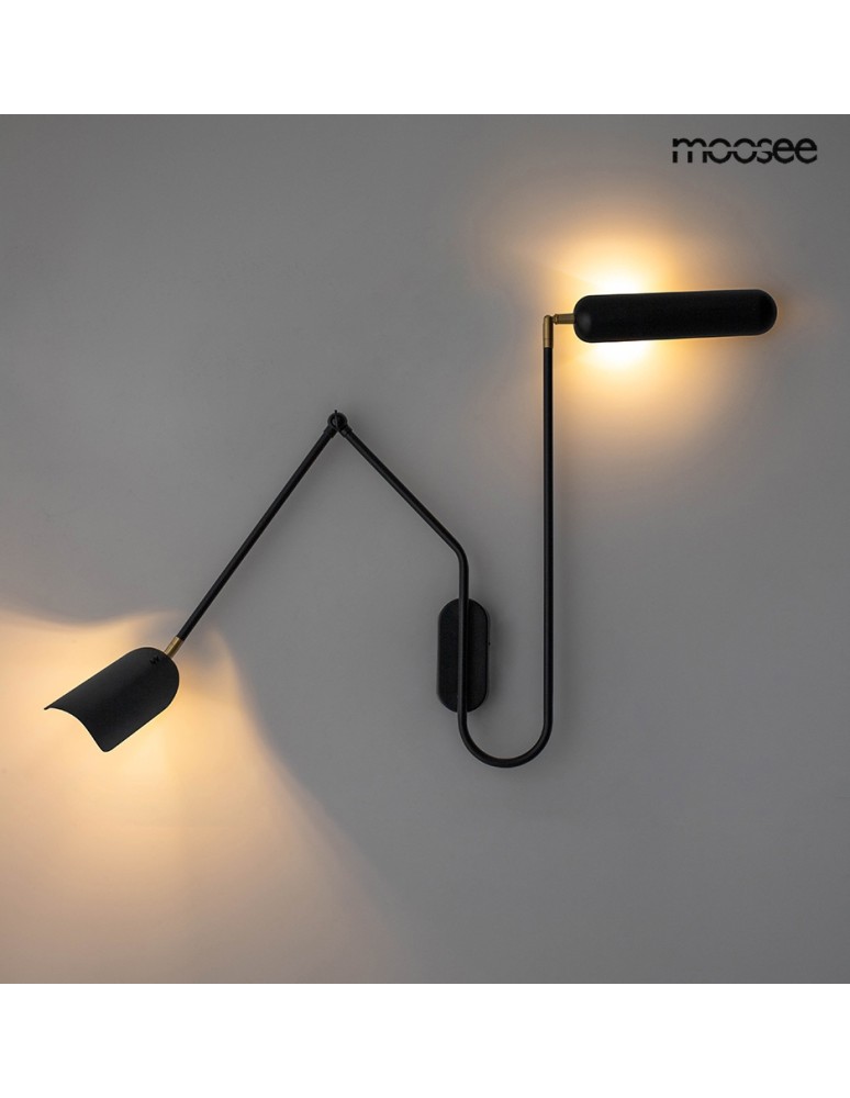 Designer wall lamps - MOOSEE TENTA wall lamp black (MSE010100297) - product kolory-swiatla.pl 6