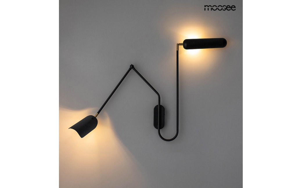 MOOSEE lampa ścienna TENTA czarna (MSE010100297)