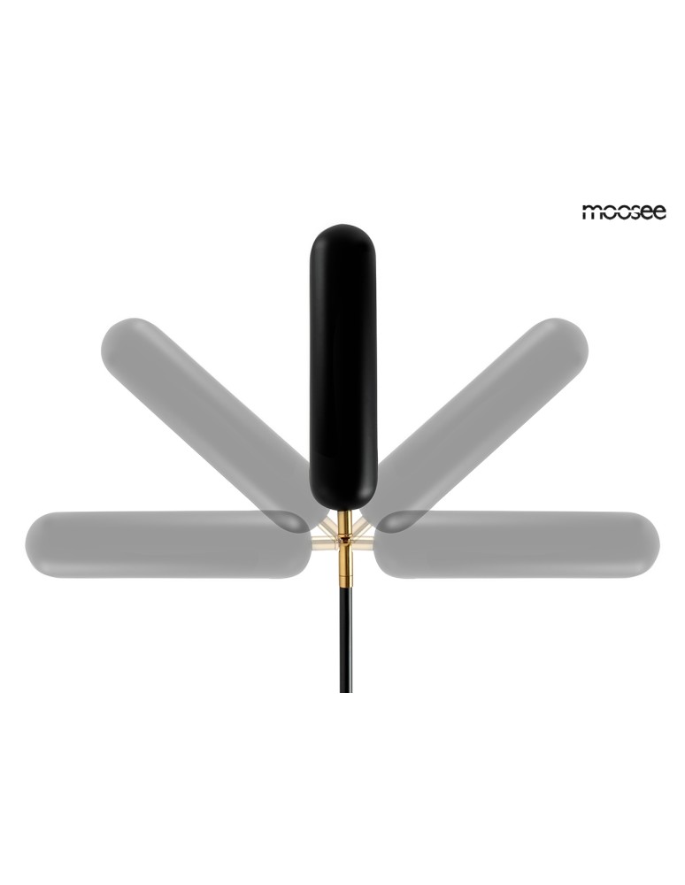 Designer wall lamps - MOOSEE TENTA wall lamp black (MSE010100297) - product kolory-swiatla.pl 9