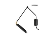 Designer wall lamps - MOOSEE TENTA wall lamp black (MSE010100297) - product 10