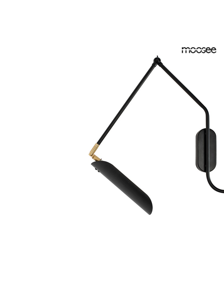 Designer wall lamps - MOOSEE TENTA wall lamp black (MSE010100297) - product kolory-swiatla.pl 10
