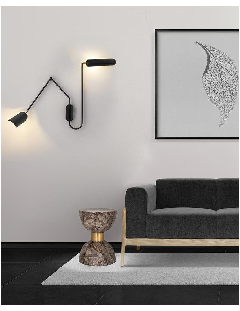 Designer wall lamps - MOOSEE TENTA wall lamp black (MSE010100297) - product kolory-swiatla.pl 14