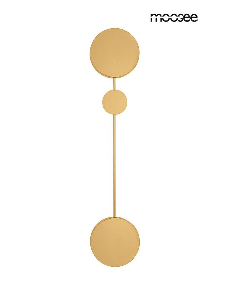 Designer wall lamps - MOOSEE SHADOW 2 gold wall lamp (MSE010100354) - product kolory-swiatla.pl 1