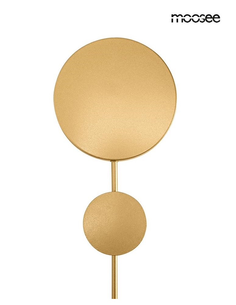 Designer wall lamps - MOOSEE SHADOW 2 gold wall lamp (MSE010100354) - product kolory-swiatla.pl 6