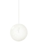 Pendant lamps - King Home LUNA 40 pendant lamp white - hemp cord (1027S-400.WHITE) - product 1