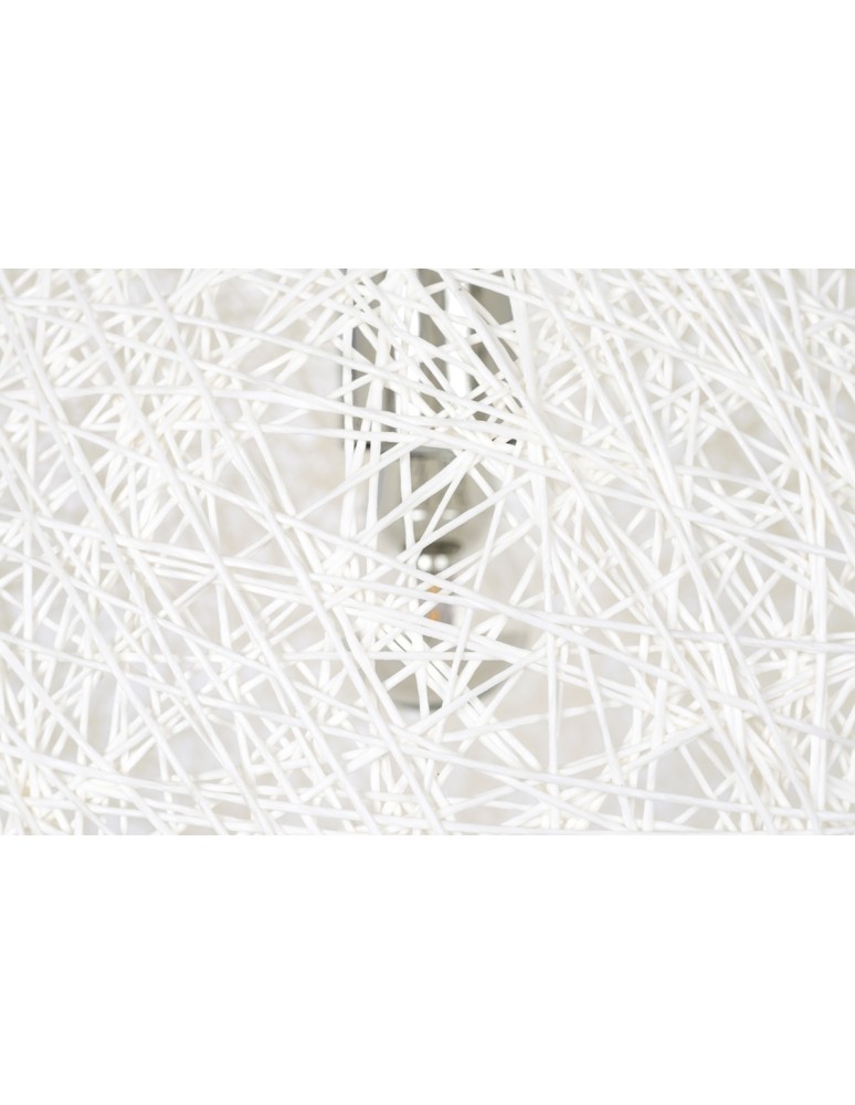 Pendant lamps - King Home LUNA 40 pendant lamp white - hemp cord (1027S-400.WHITE) - product kolory-swiatla.pl 2