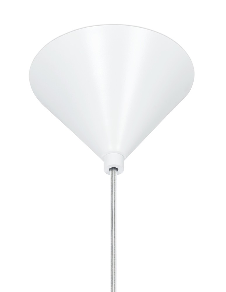Pendant lamps - King Home LUNA 40 pendant lamp white - hemp cord (1027S-400.WHITE) - product kolory-swiatla.pl 5