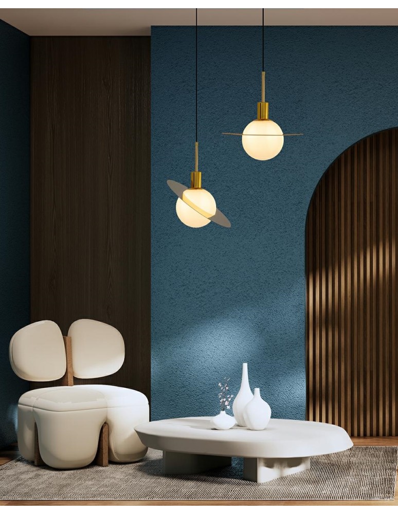 Pendant lamps - Moosee MOOSEE URAN 30 gold pendant lamp (MSE010100148) - product kolory-swiatla.pl 13