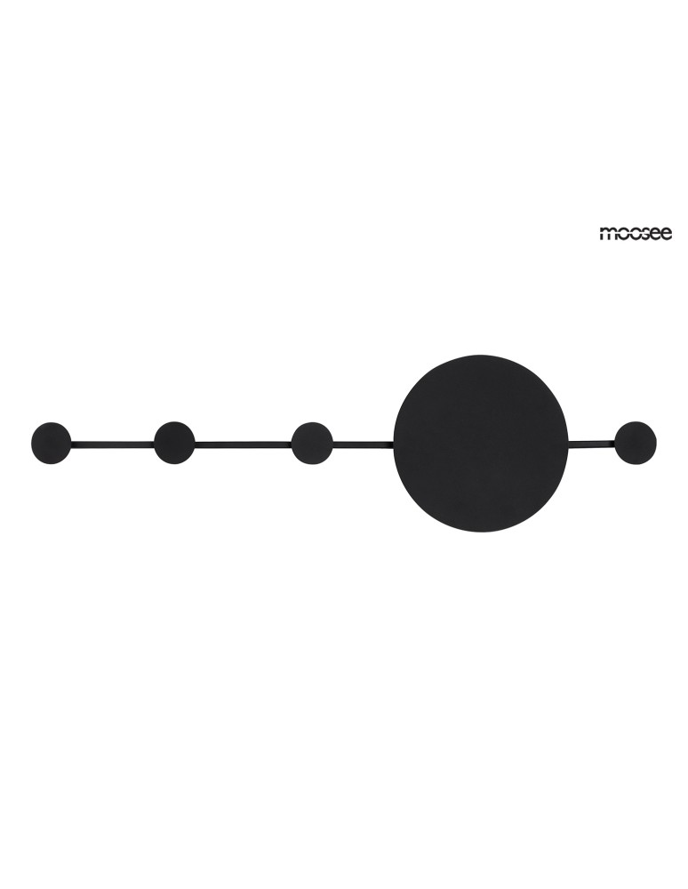 Designer wall lamps - Moosee MOOSEE SHADOW HANG wall lamp with hanger black (MSE010400210) - product kolory-swiatla.pl 1