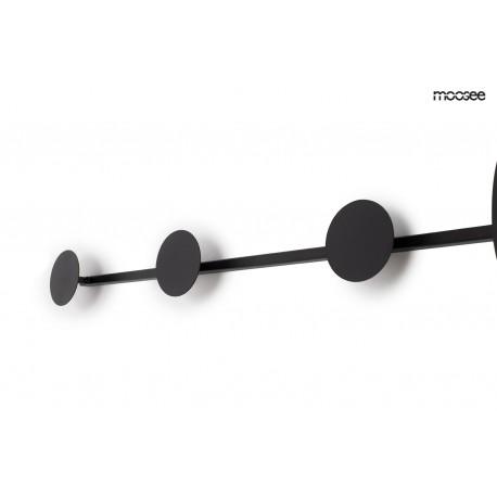 Moosee MOOSEE lampa ścienna SHADOW HANG z wieszakiem czarna (MSE010400210)