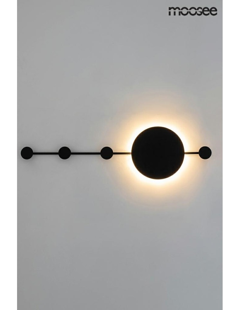 Designer wall lamps - Moosee MOOSEE SHADOW HANG wall lamp with hanger black (MSE010400210) - product kolory-swiatla.pl 6