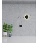 Designer wall lamps - Moosee MOOSEE SHADOW HANG wall lamp with hanger black (MSE010400210) - product 7