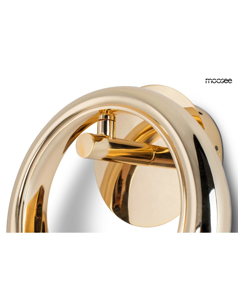 Glamour wall lamps - MOOSEE wall lamp HELIOS gold (MSE010100320) - product kolory-swiatla.pl 3