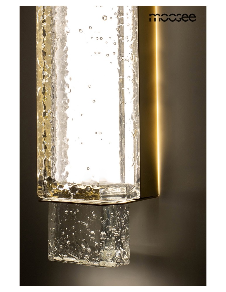 Glamour wall lamps - MOOSEE TESORO gold wall lamp (MSE010100328) - product kolory-swiatla.pl 3