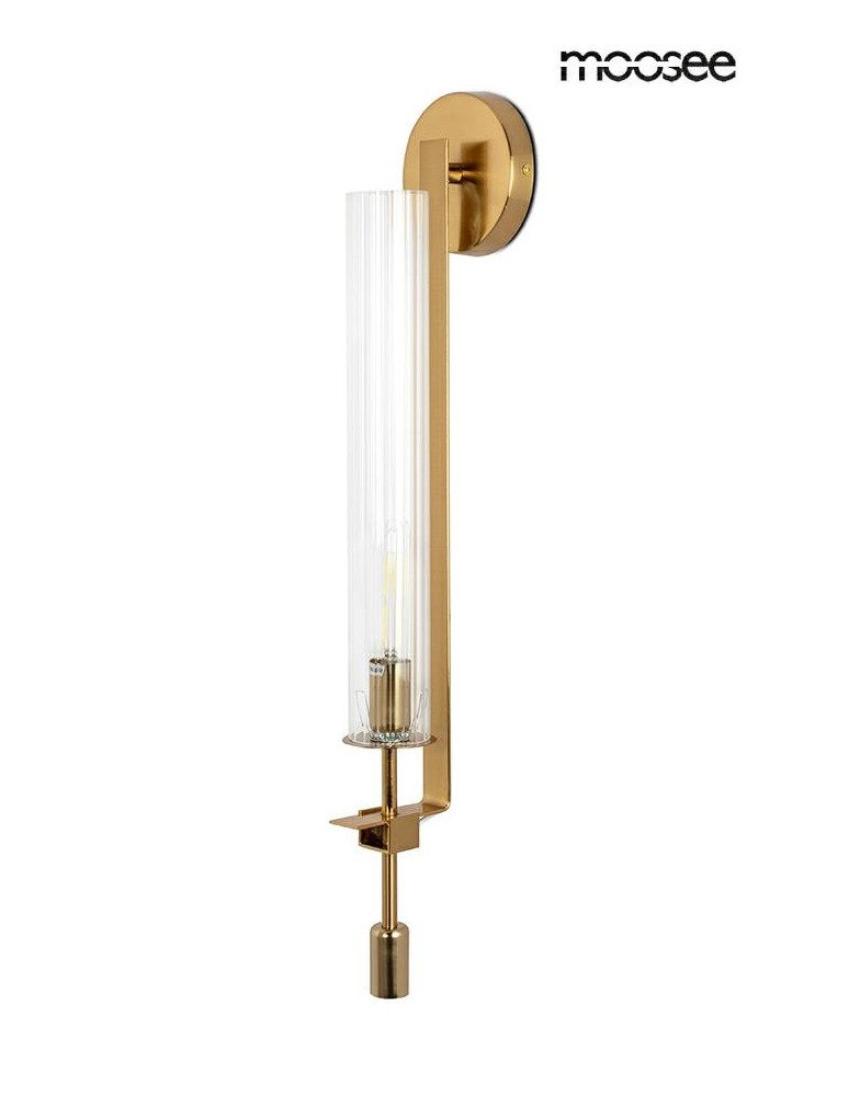 Glamour wall lamps - MOOSEE BORGIA gold wall lamp (MSE010100367) - product kolory-swiatla.pl 1