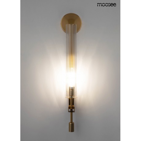 MOOSEE lampa ścienna BORGIA złota (MSE010100367)