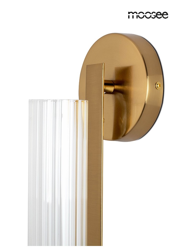 Glamour wall lamps - MOOSEE BORGIA gold wall lamp (MSE010100367) - product kolory-swiatla.pl 4