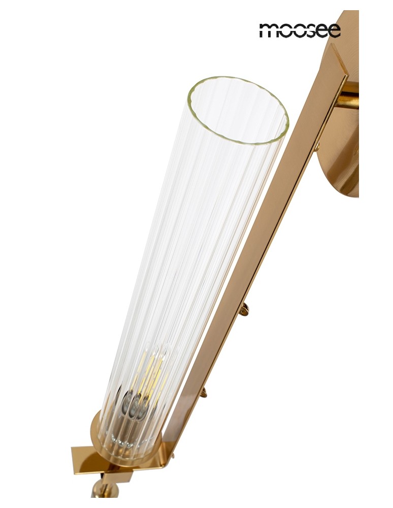 Glamour wall lamps - MOOSEE BORGIA gold wall lamp (MSE010100367) - product kolory-swiatla.pl 6