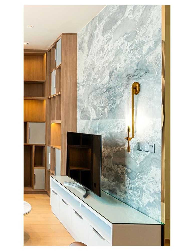 Glamour wall lamps - MOOSEE BORGIA gold wall lamp (MSE010100367) - product kolory-swiatla.pl 9