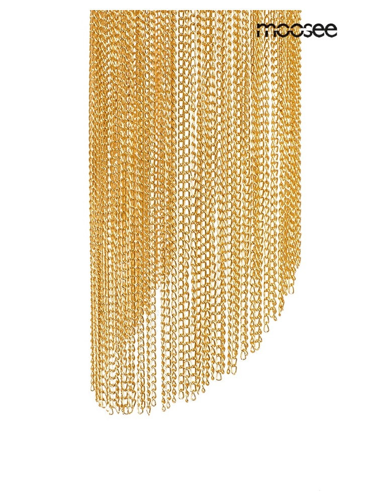 Designer wall lamps - MOOSEE wall lamp LAMBADA chains gold (MSE010100374) - product kolory-swiatla.pl 5