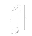 Designer wall lamps - MOOSEE wall lamp LAMBADA chains gold (MSE010100374) - product 10