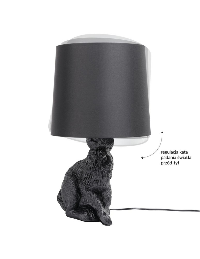 Designer table lamps - King Home RABBIT table lamp - black (XCT3358.BLACK) - product kolory-swiatla.pl 4
